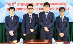 Cả 4 học sinh Việt Nam dự Olympic Tin học quốc tế đều giành huy chương