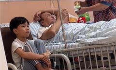Bệnh nhân nhí ‘3 phần bất lực 7 phần bất mãn’ khi được ông bà vào viện thăm
