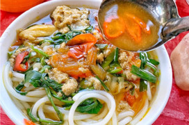 Nam Định có món bún thường bán ở vỉa hè nhưng vị ngon hết ý, bạn đã thử chưa?