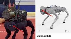Chó robot chiến đấu mang tên lửa của Nga có xuất xứ từ Trung Quốc