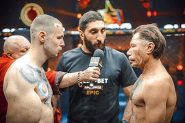 Tiêm thuốc thổi phồng cánh tay, 'Popeye nước Nga' vẫn gục ngã trước đối thủ U50