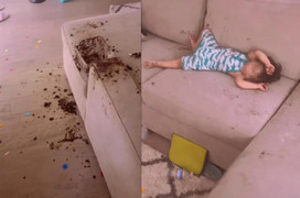 Sốc khi thấy cảnh nhà hỗn độn, người mẹ tiết lộ ‘thủ phạm’ làm dấy lên tranh cãi