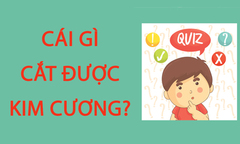 Cái gì cắt được kim cương?