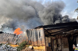 Cháy kho xưởng 600m2 đang bị đình chỉ hoạt động vì vi phạm phòng cháy chữa cháy