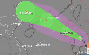 Cường độ, hướng di chuyển của bão Ma-on có thể thay đổi khi vào Biển Đông