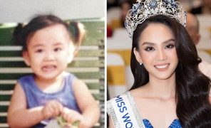 Hoa hậu Mai Phương khoe ảnh thời thơ ấu cực đáng yêu