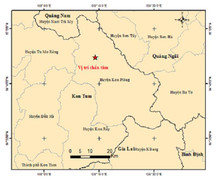 Kon Tum lại xảy ra động đất