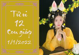 Tử vi 12 con giáp hôm nay thứ Năm ngày 1/9: Sửu gặp tiểu nhân, Hợi thăng tiến