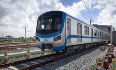 TP.HCM: Chạy thử đoàn tàu Metro số 1 Bến Thành - Suối Tiên