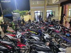 Bình Định: Hơn 40 thanh, thiếu niên tụ tập đua xe, gây náo loạn đường phố