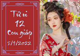 Tử vi 12 con giáp hôm nay thứ Hai ngày 5/9: Tuất thị phi, Tỵ hoang phí