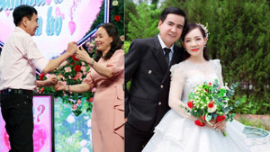 Cặp đôi U55 từng đổ vỡ kết hôn sau 2 tháng được Quyền Linh mai mối