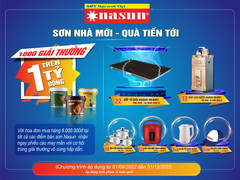 Mua sơn Nasun nhận hàng ngàn quà tặng hấp dẫn