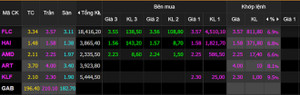Cổ phiếu FLC đua trần trong phiên cuối cùng
