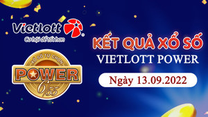 Vietlott Power 6/55 13/9 - Kết quả xổ số Vietlott Power hôm nay 13/9/2022