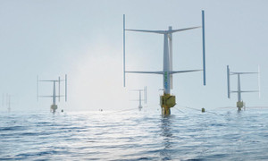 Video: Turbine gió cánh trục dọc công suất 1 MW trên biển Na Uy