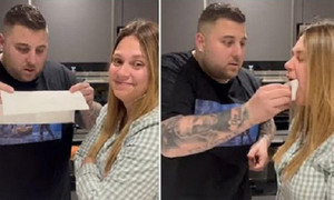 Chồng làm ảo thuật khiến vợ tức xì khói