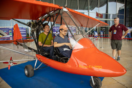 Ảnh: Chiêm ngưỡng máy bay siêu nhẹ tại Triển lãm Quốc tế Hàng không 2022