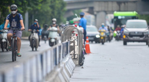 Sở GTVT Hà Nội đề xuất gia hạn thí điểm phân làn đường Nguyễn Trãi