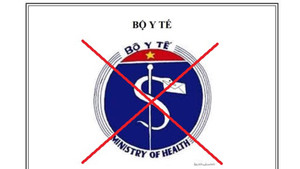 Bộ Y tế mời công an điều tra vụ logo 'rắn ngậm phong bì' 