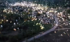 Bộ Quốc phòng Ukraine đăng video 'mưa đạn cháy' ở Donetsk