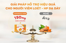 CumarGold New - Giải pháp uy tín cho người viêm loét HP dạ dày
