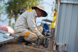 TP.HCM: Cầu Long Kiểng thi công trở lại sau 3 năm tạm dừng