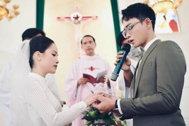 Hình ảnh lễ cưới của diễn viên Anh Tú