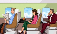 Ai không phải người giàu trong bức hình này?