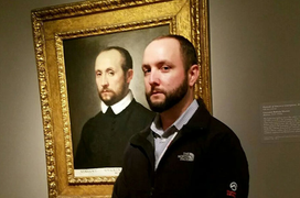 Kinh ngạc cảnh dân tình bắt gặp 'anh em sinh đôi' của mình trong tranh vẽ