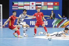 Trực tiếp bóng đá tuyển Việt Nam 5-1 Hàn Quốc futsal châu Á 2022