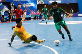 Trực tiếp bóng đá tuyển Việt Nam 3-1 Ả Rập Xê Út futsal châu Á 2022