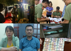 Bắt hai vợ chồng tàng trữ, tiêu thụ 3,5 tỷ đồng tiền giả 