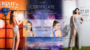 Ngọc Trinh khoe món quà bất ngờ do fans tặng sinh nhật tuổi 33