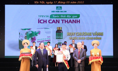 Sản phẩm Thải độc gan thế hệ mới đạt Huy chương vàng vì sức khỏe cộng đồng