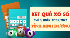 Kết quả xổ số Bình Dương thứ Sáu 7/10/2022 - XSBD 7/10