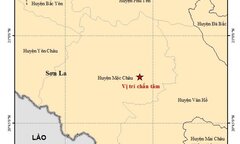 Sơn La xảy ra động đất 3,2 độ richter