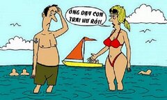 Vợ nổi điên khi thấy chồng giống con trai