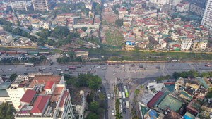 Ảnh: Hà Nội khởi công xây hầm chui Kim Đồng - Giải Phóng gần 780 tỷ đồng