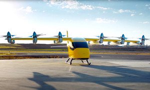 Taxi bay hoạt động bằng điện tốc độ 220 km/h