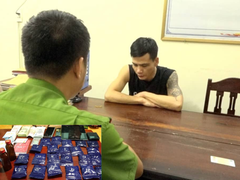 Bắt người đàn ông giấu hơn 5.500 viên ma túy trong túi ni lông
