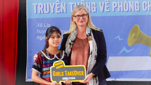 Nữ sinh Việt Nam trải nghiệm làm đại sứ ở chương trình 'Trao quyền cho em gái'