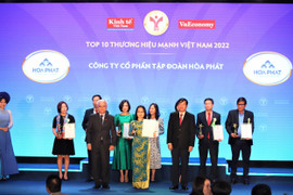 Hòa Phát được vinh danh top 10 Thương hiệu mạnh Việt Nam 2022