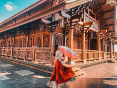 Ngàn góc 'sống ảo' cực chất ở ngôi chùa đầu tiên được xây dựng tại Tây Nguyên