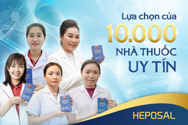 Heposal được hơn 10.000 nhà thuốc lựa chọn cho người viêm gan, xơ gan, nhiễm mỡ