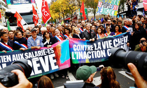 Công đoàn Pháp kêu gọi đình công trên toàn quốc giữa khủng hoảng lạm phát
