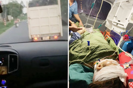 Danh tính tài xế xe tải tạt đầu, không nhường đường xe chở bệnh nhân nguy kịch