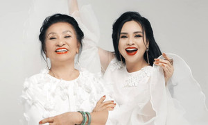 Sao Việt 20/10: Diva Thanh Lam trẻ đẹp như thiếu nữ bên mẹ