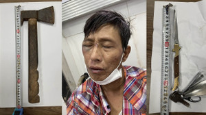 Vây bắt côn đồ đất Cảng nhiễm HIV cầm hung khí chống trả công an