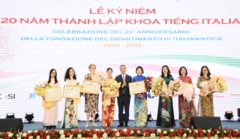 Kỷ niệm 20 năm thành lập Khoa tiếng Italia, Đại học Hà Nội